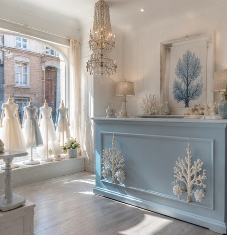 Comptoir du showroom Emma Rose