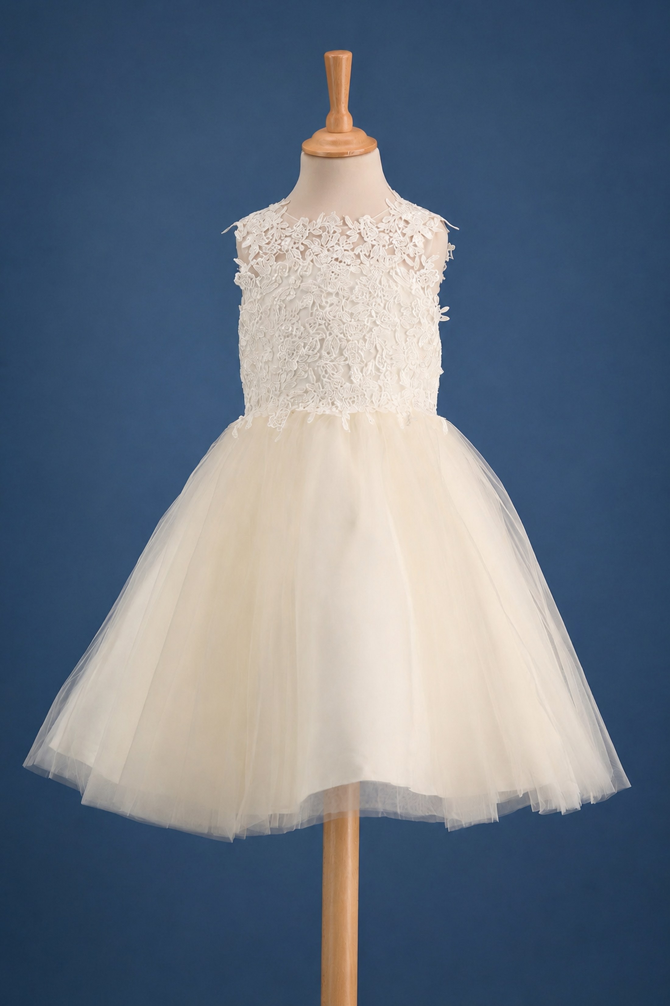 Robe Héloïse - Dentelle & tulle | Ivoire