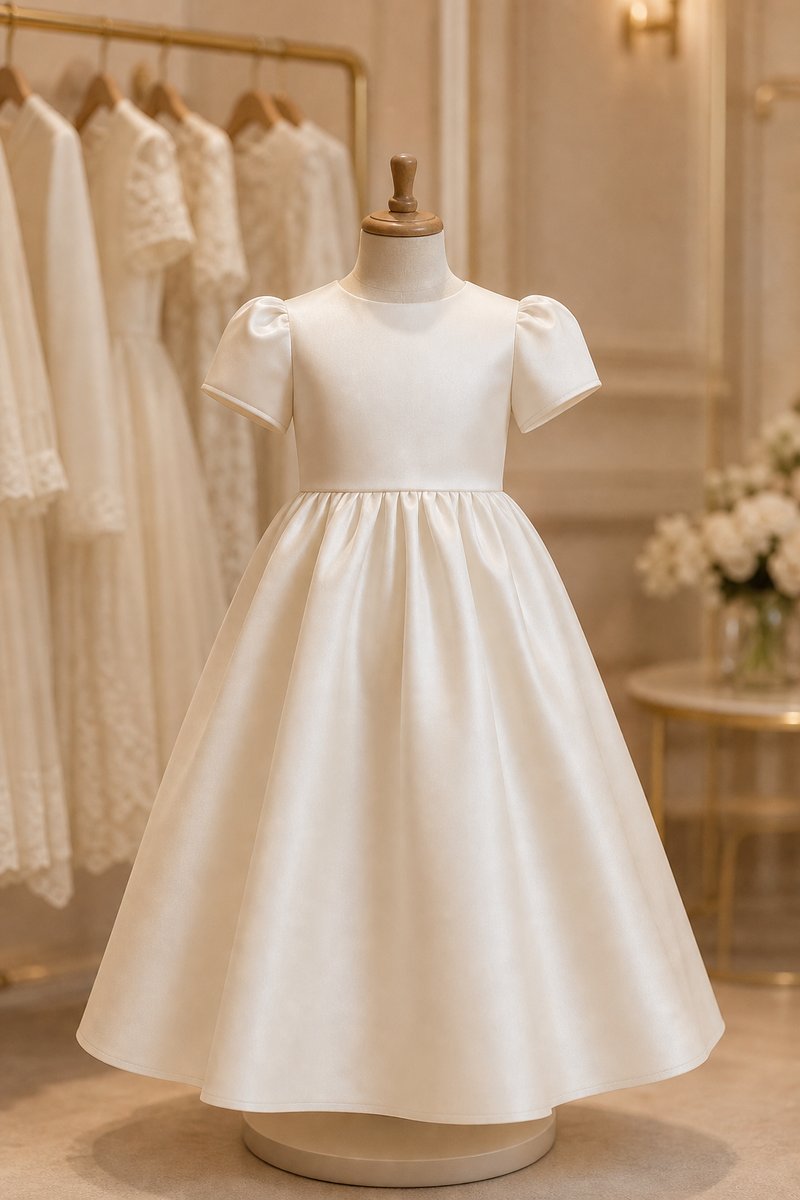 Robe de cérémonie en satin